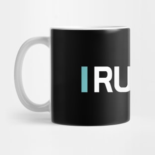 RUS 63 Design - White Text. Mug